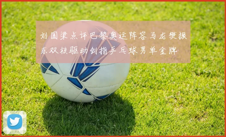 刘国梁点评巴黎奥运阵容马龙樊振东双核驱动剑指乒乓球男单金牌